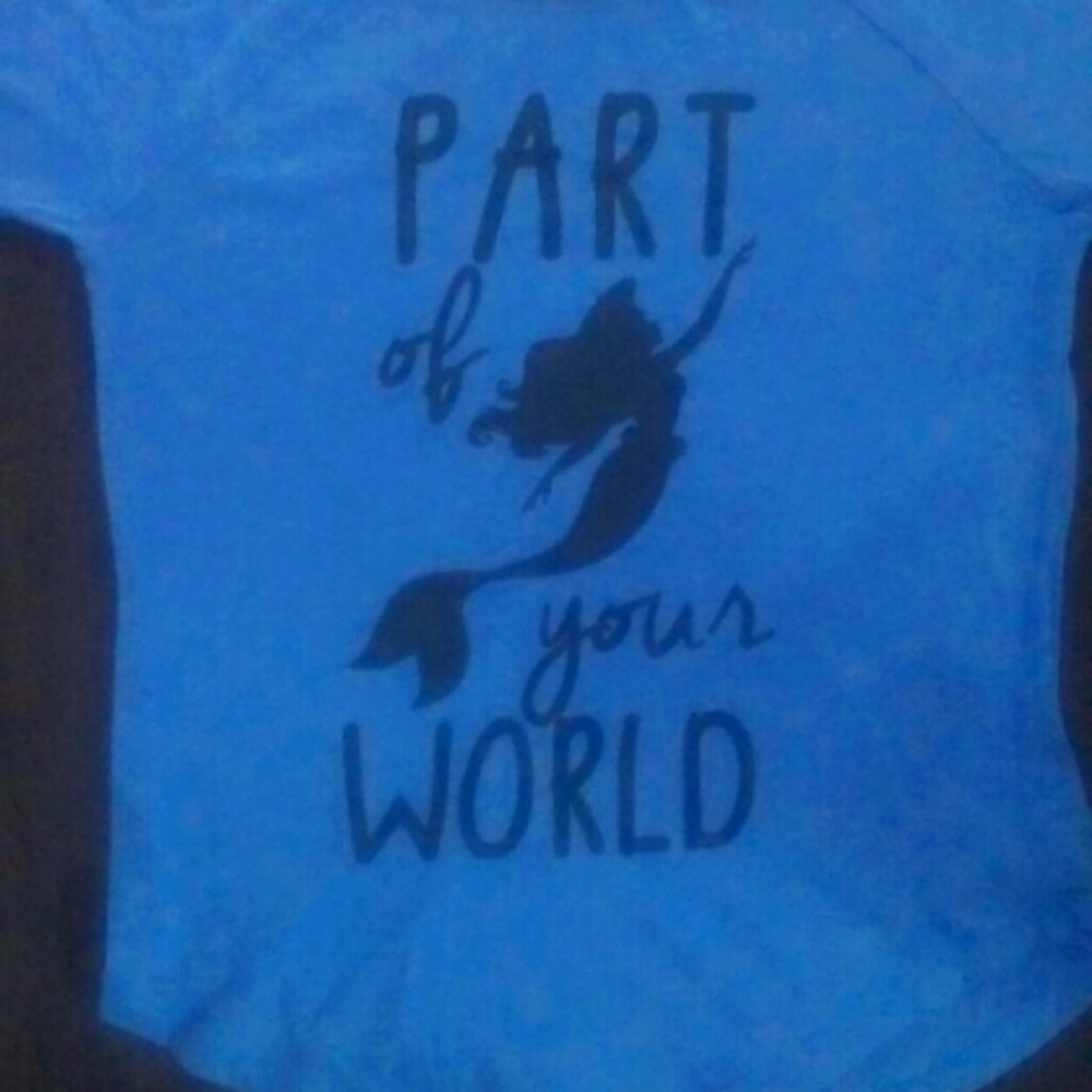 Disney Ariel "part of your world" size S t-shirt